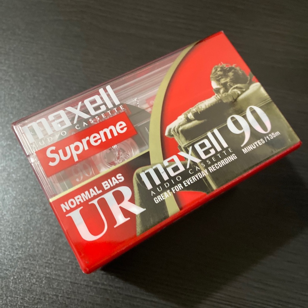 Supreme x Maxell 5 Pack cassette tapes FW23 ACCESSORIES - NEW IN HAND